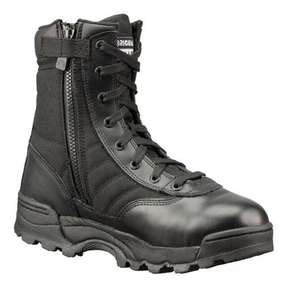 Original Swat Leather Tactical Boots. Classic Side Zip. Size 13 - Picture 1 of 15